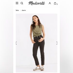 Madewell The Curvy Perfect Vintage Jean in Lunar Wash